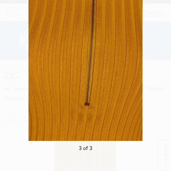 🆕 INC Zip Henley - Picture 3 of 3